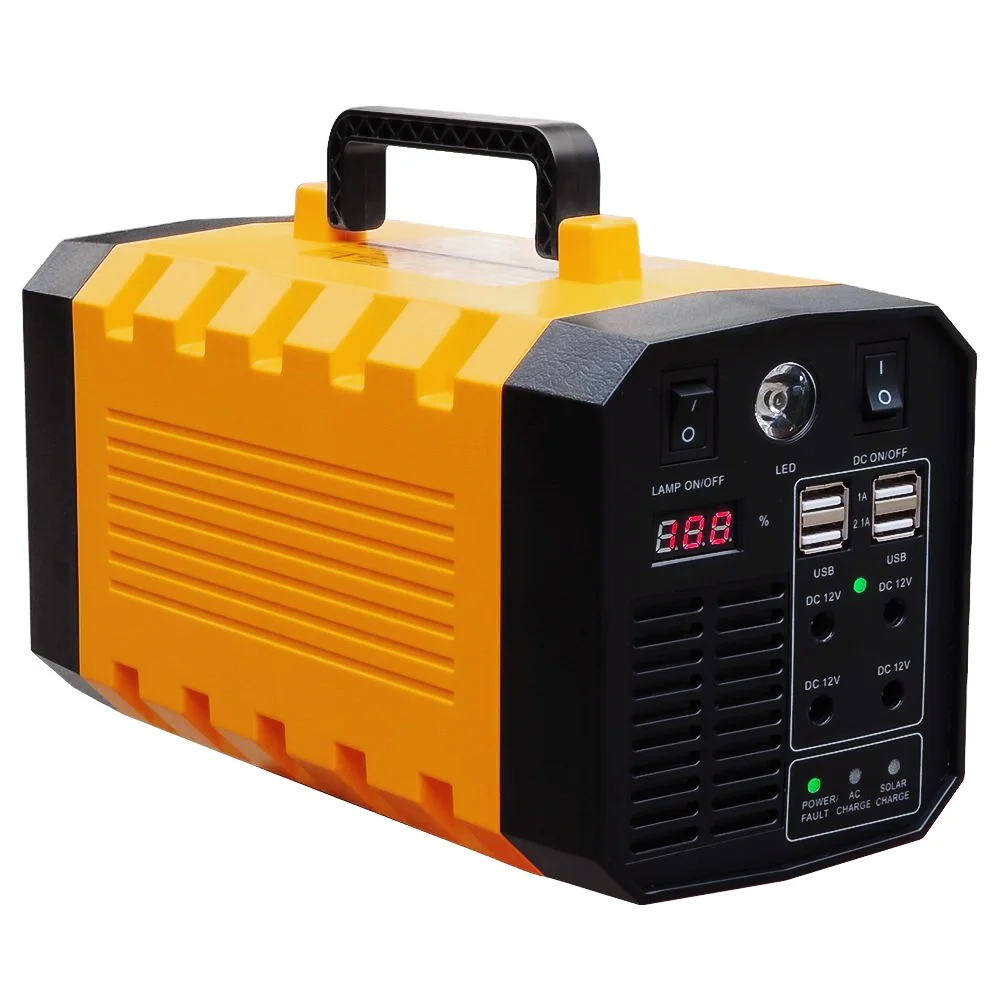 Portable Power Stion 12V 500W UPS Solar Backup Power Battery Inverter Battery Backup For Home Camping Emergency Battery Backup