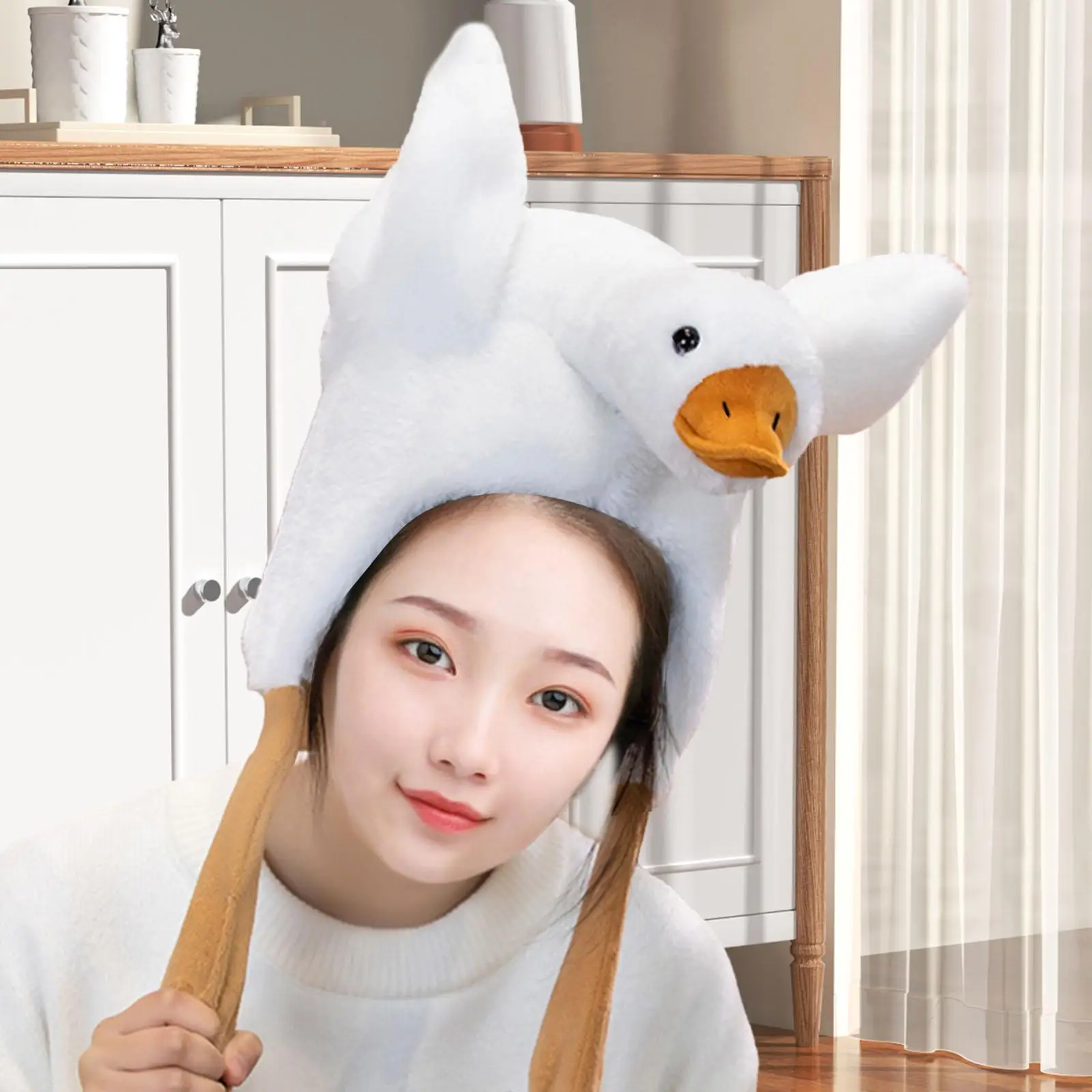 

Головной убор для взрослых и детей, мягкая плюшевая шапка, костюм для вечеринки на Рождество, Хэллоуин, аксессуары, новинка, теплая шапка