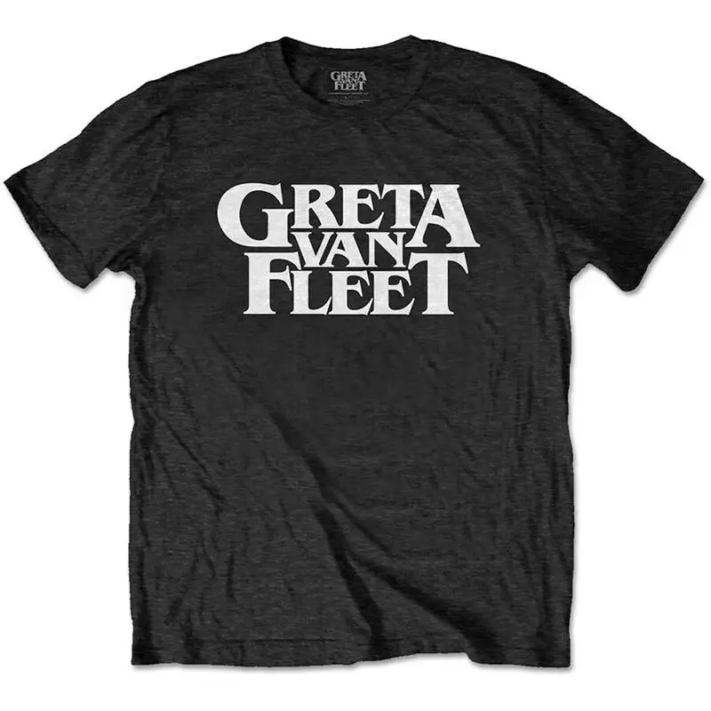

Черная футболка с логотипом Greta Van Fleet