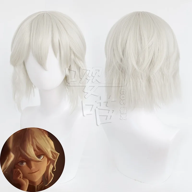 ساعة ليلية Ithaqua شعر مستعار تأثيري لعبة الهوية الخامس مقاومة للحرارة الشعر الاصطناعية أنيمي هالوين دور اللعب ليلة ساعة Ithaqua الباروكات