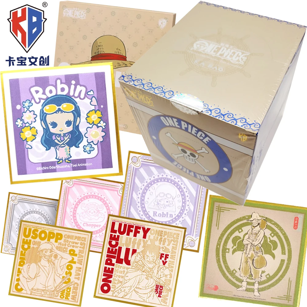 Новые натуральные цельные коллекционные карты Kabao для детей, высокое качество, серия персонажей аниме, тематические цветные бумажные карты, игрушка в подарок