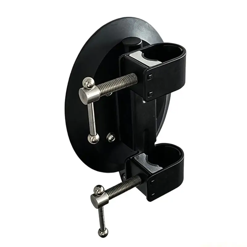 QX2E Car Parades Flag Poles Holder Suction Cup Base for Various Weather Conditions