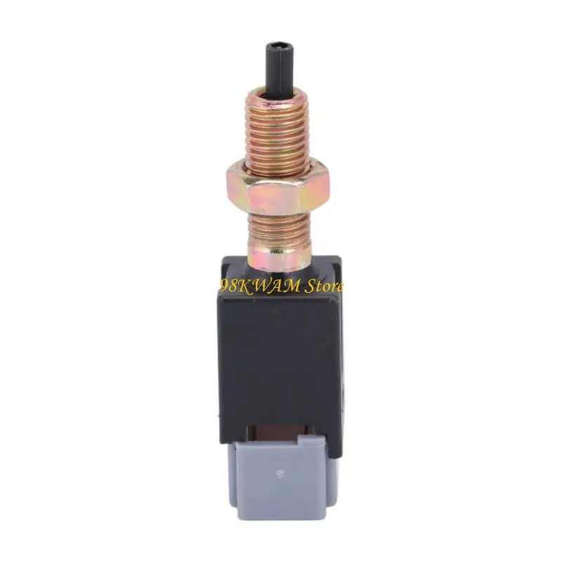 Automotive Brake Light Control Device 25320-75A0E 83311AA010 with Integrated Electrical Port and Threaded Locknut Stem for 68UF