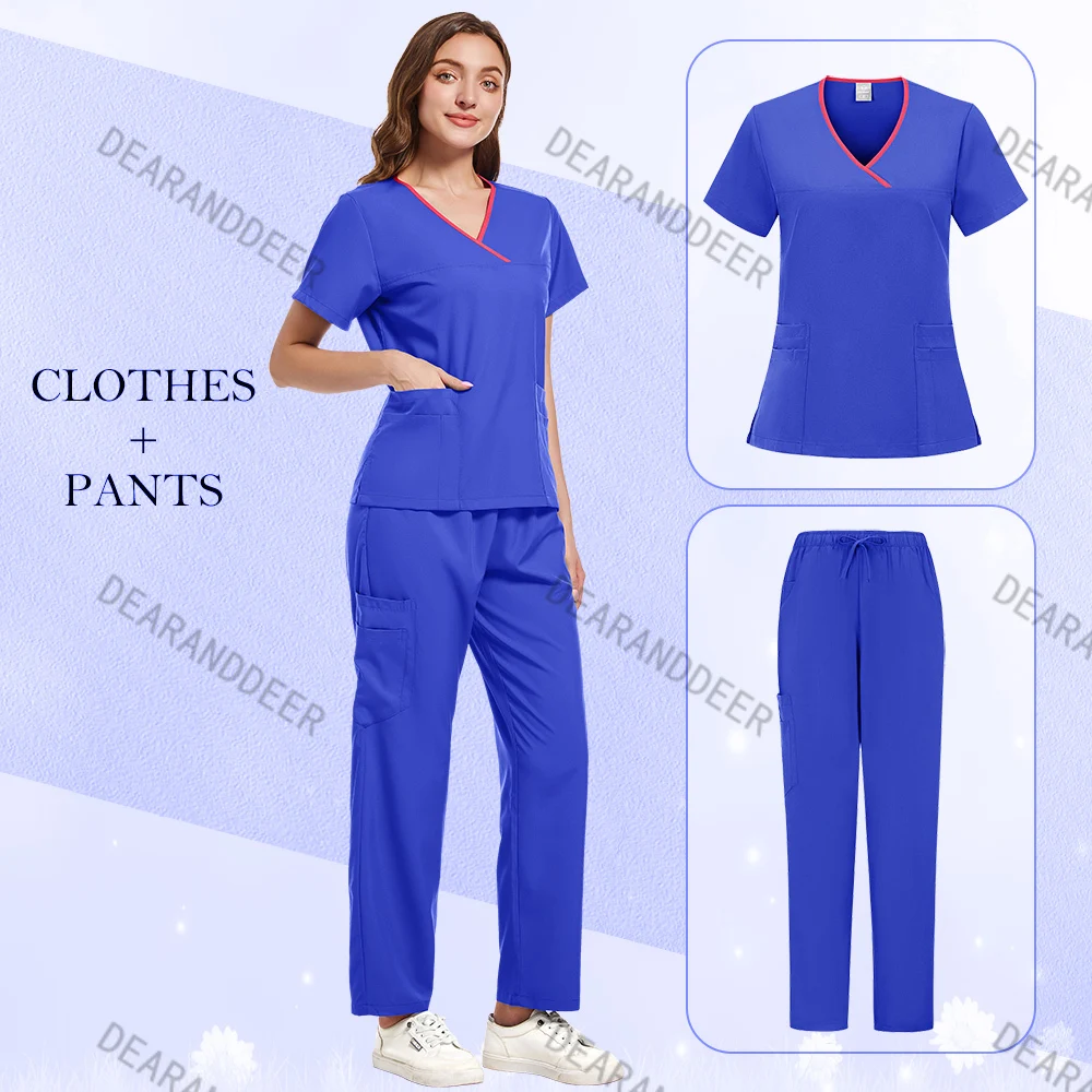 Operating room doctor's surgical work uniform set, medical accessories, women's jogging suit, hospital supplies, wholesale price