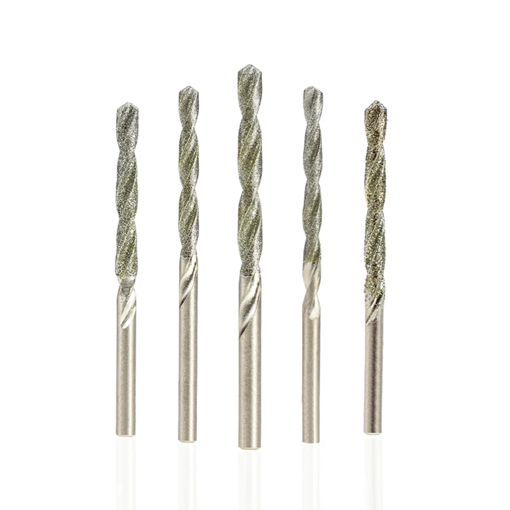 Kit Drill Bits Parts Polishing Portable Needle Power Tool Replacement Set 8 Piece Coated HSS Multi For Glass New