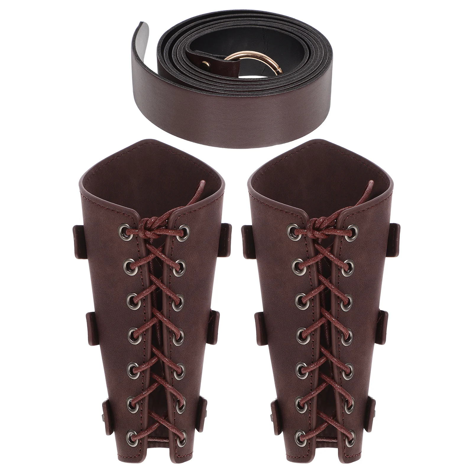 1 conjunto de protetores de braço cinto medieval renascentista acessórios traje para adultos viking cosplay masculino feminino cinto vintage