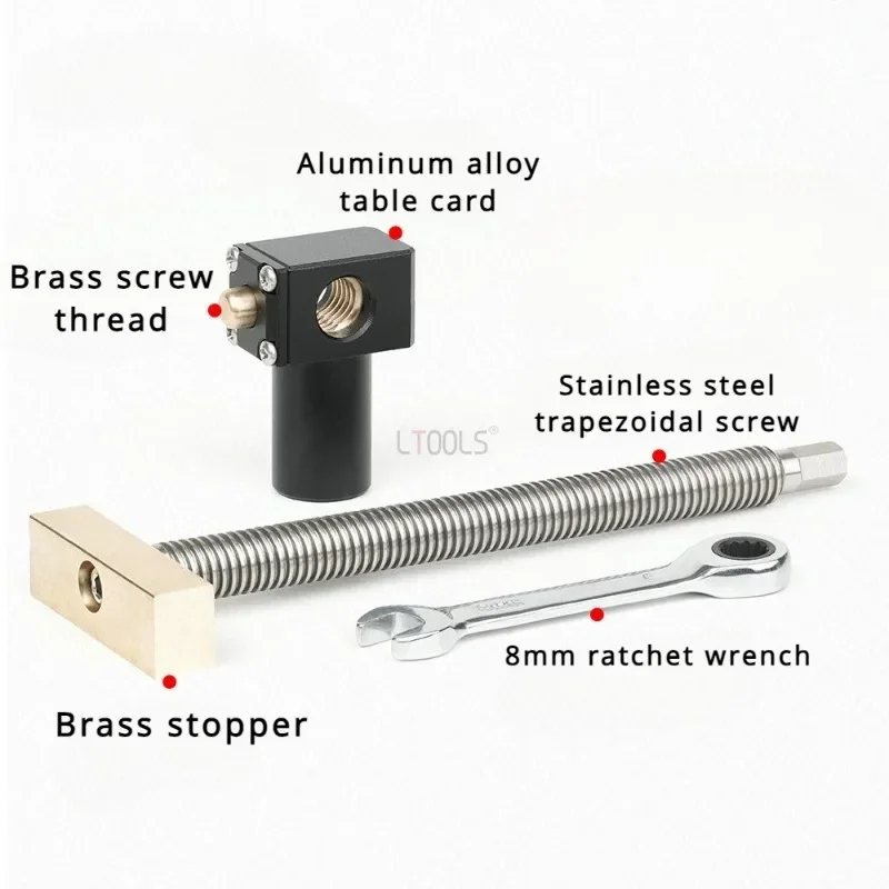 Imagem -03 - Carpintaria Bench Dog Clamp Desktop Clip Ajustável Workbench Stopper Fixture Vise Clipe Fixo Rápido Novo 19 mm 20 mm