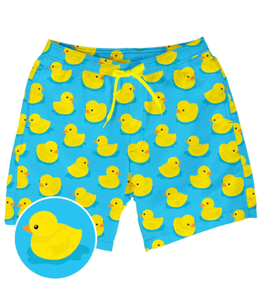 

New 3D Funny Graphic Beach Shorts Men Women Fruit Pineapple Duck Print Surf Board Trunks Hawaii Swimwear Kids Cool Ice Shorts