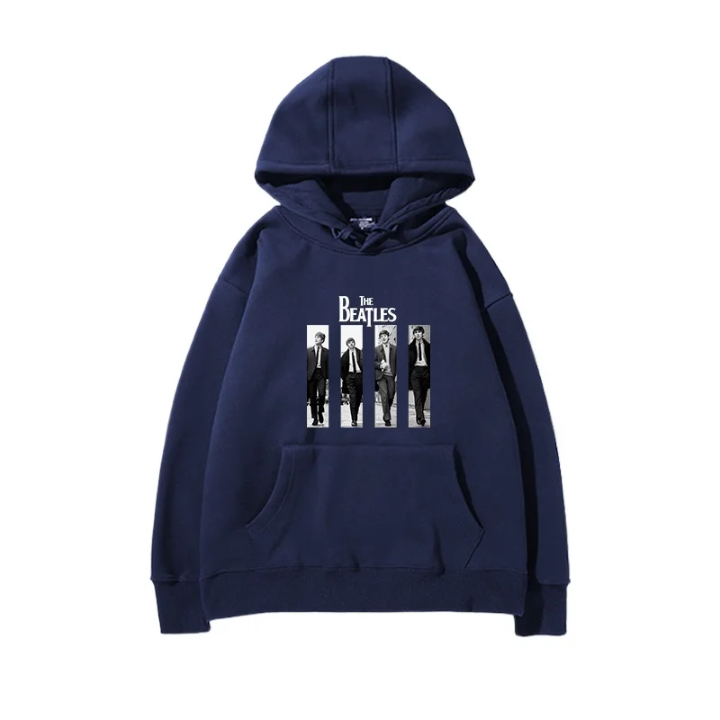 The Beatles band hoodies girls hooded hoodies band tops casual loose street style tops women\'s tops fashion sweater