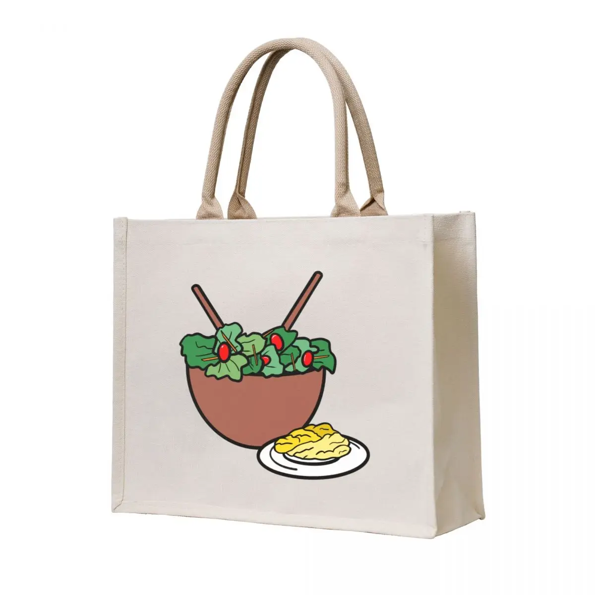 

Tossed Salads and Scrambled Eggs Tote Bag custom canvas bag Shopper Big bag