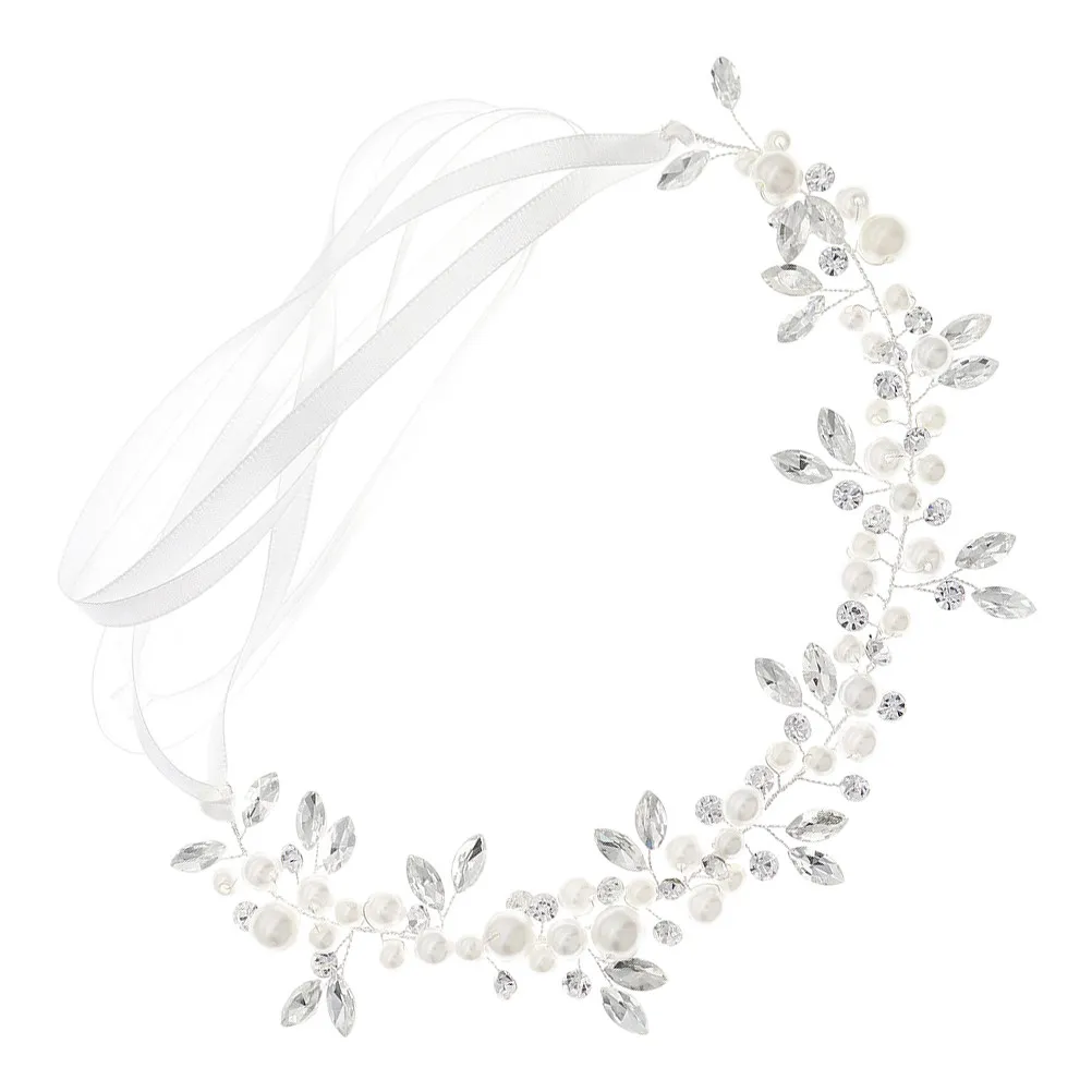 

Wedding Artificial Pearl Bridal Headband Accessory Elegant Bride Hairband Women Headband Artificial Pearl Hairband