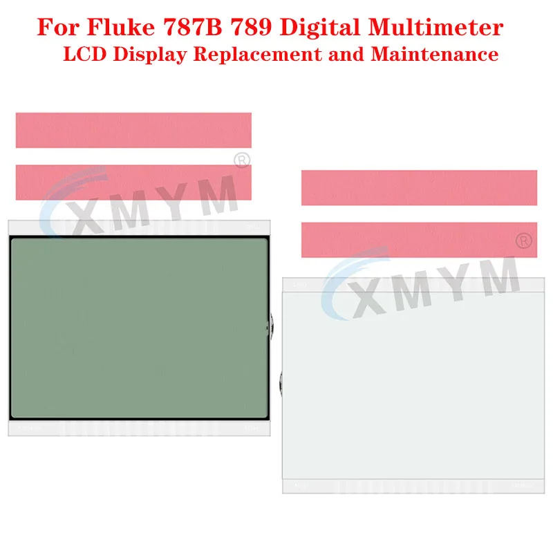 For Fluke 787B 789 Digital Multimeter LCD Display Replacement and Maintenance