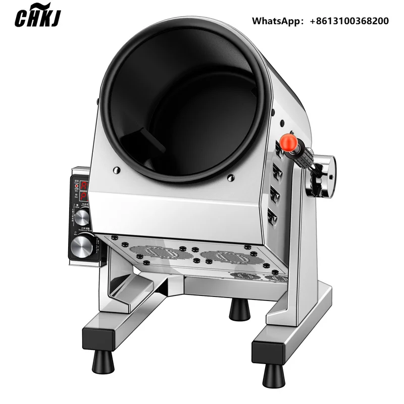 Professional Automatic Stir Fry Robot Factory 3500W High-Power Household Kitchen Rotating Wok Pot Cooking Machine