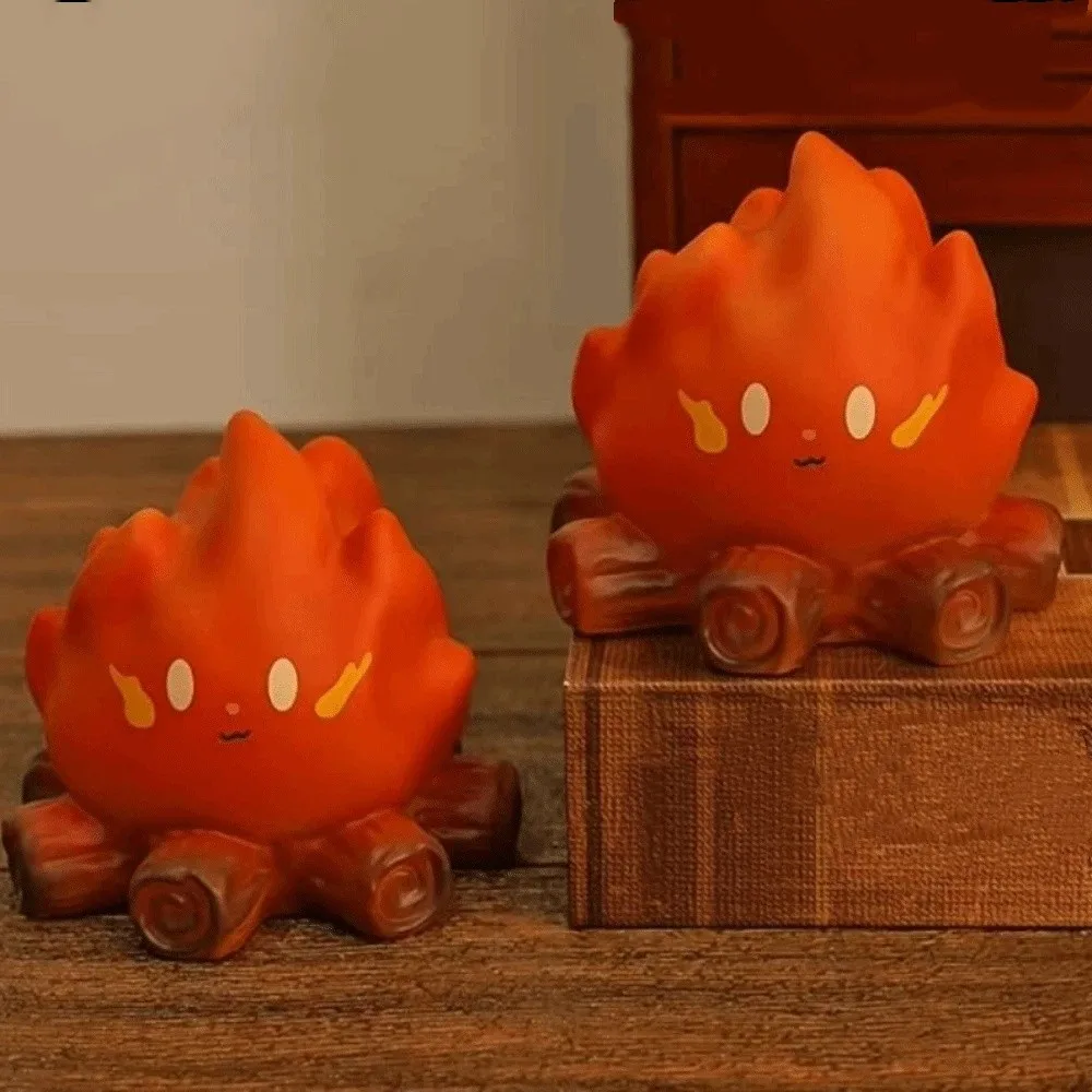 

Flame Design LED Electronic Candle Lamp Bonfire Ambience Cute Cartoon Night Light LED Light Nordic Design Bonfire Lamp