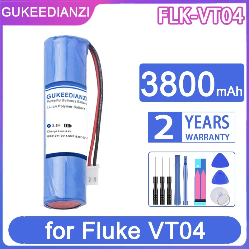 For Fluke VT04 Visual IR Thermometer,VT04A,VT04,VT04 IR Thermometer 3800mAh Infrared Thermometer Battery FLK-VT04(VT04)