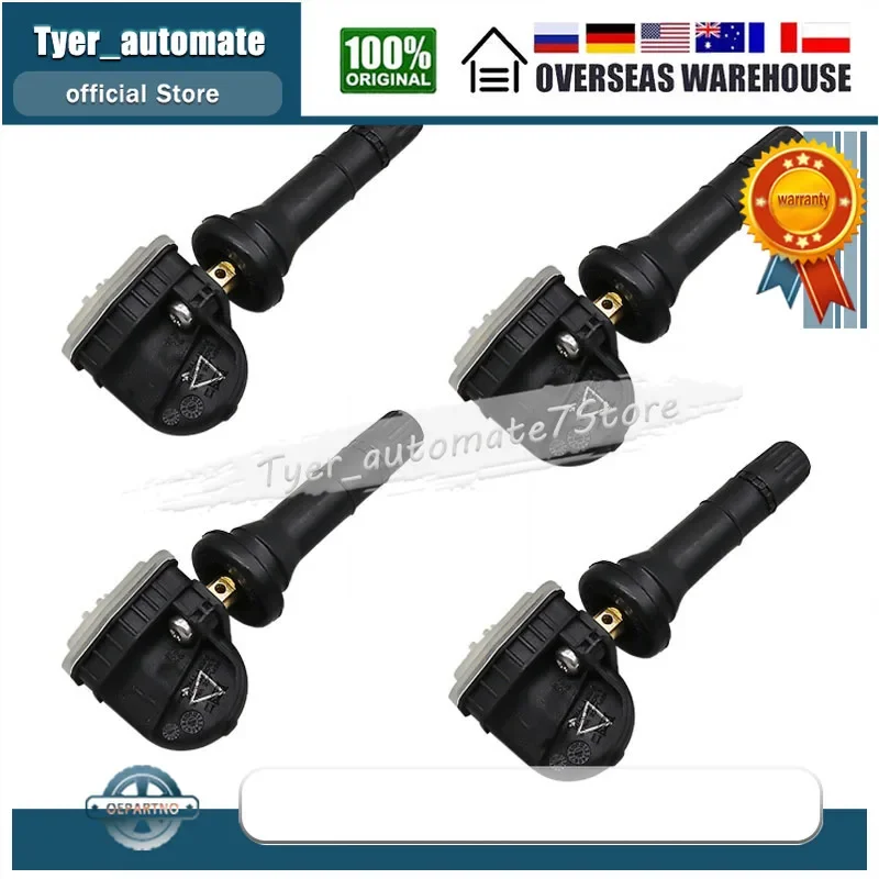 4X For Opel Ampera-E Antara (L-A) Karl Mokka (J-A) Vauxhall Viva Cadillac CT6 TPMS Sensor 433Mhz 13522629 13540602 13544442