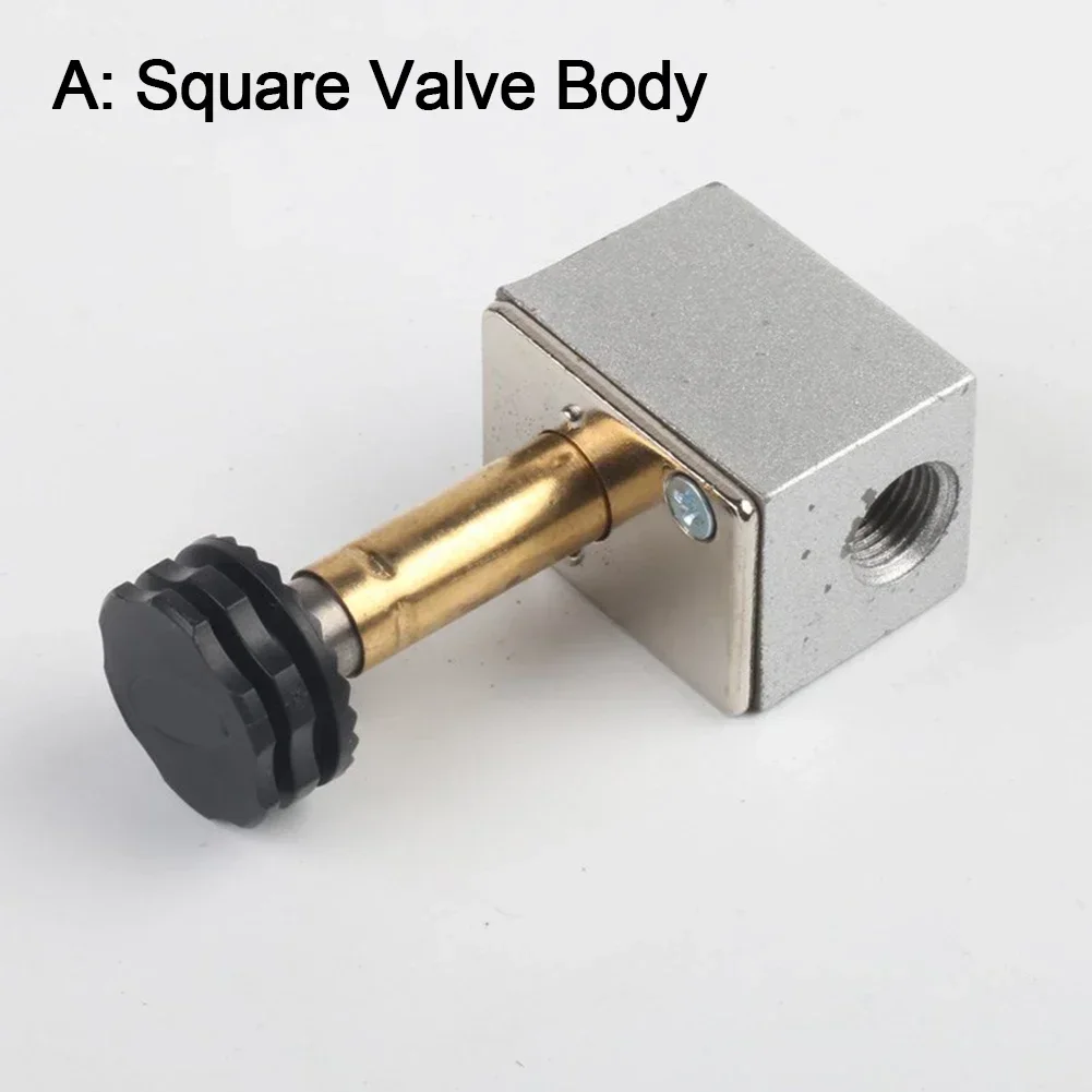 1pcs Air Pump Compressor Solenoid Valve Cast Aluminum Power-off Vent Exhaust Valves Mute Oil-free Wire Length 36 Cm 220V