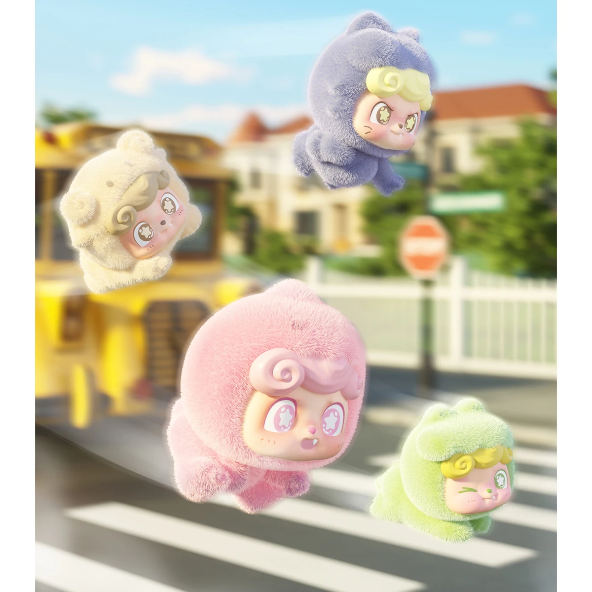 HIPLAY JOTOYS Q.kid Super Q.Team Mini Series Set Box Blind Box Figure