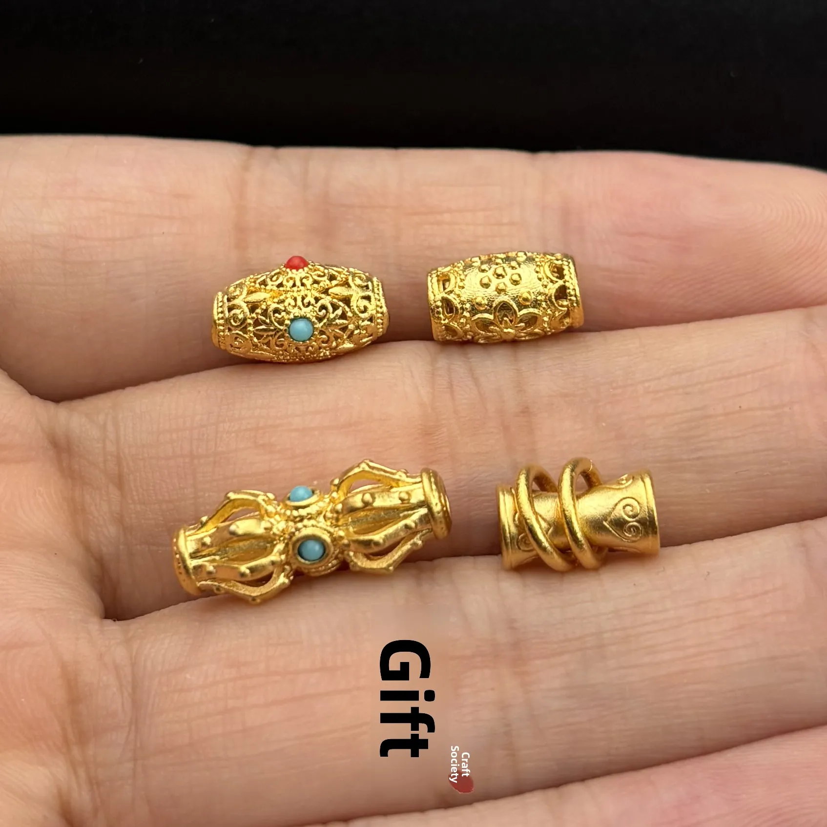 contas-de-azeitona-ocas-em-formato-de-flor-de-seis-petalas-feitas-em-ouro-24k-amuleto-da-sorte-contas-espacadoras-em-forma