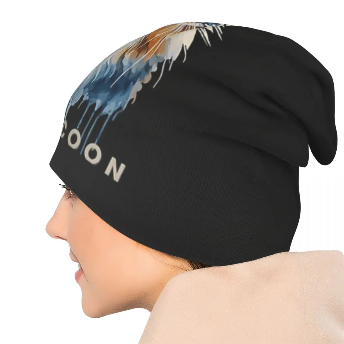 Красочный Mainecoon, великолепные шапки-бини с изображением мейн-куна и кота, теплая осенне-зимняя уличная шапка, вязаные шапки для взрослых