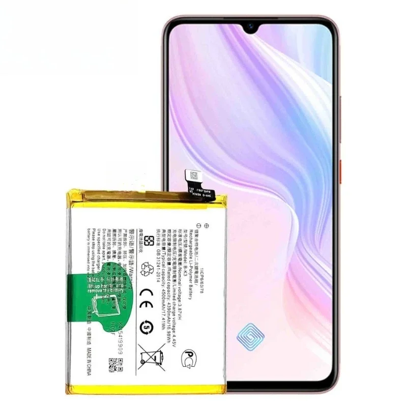 New B-K3 3.87V 4500mAh Mobile Phone Replacement Battery for VIVO Y9s V1945A V1945T S1 Pro 1920 High Quality Phone Batteries