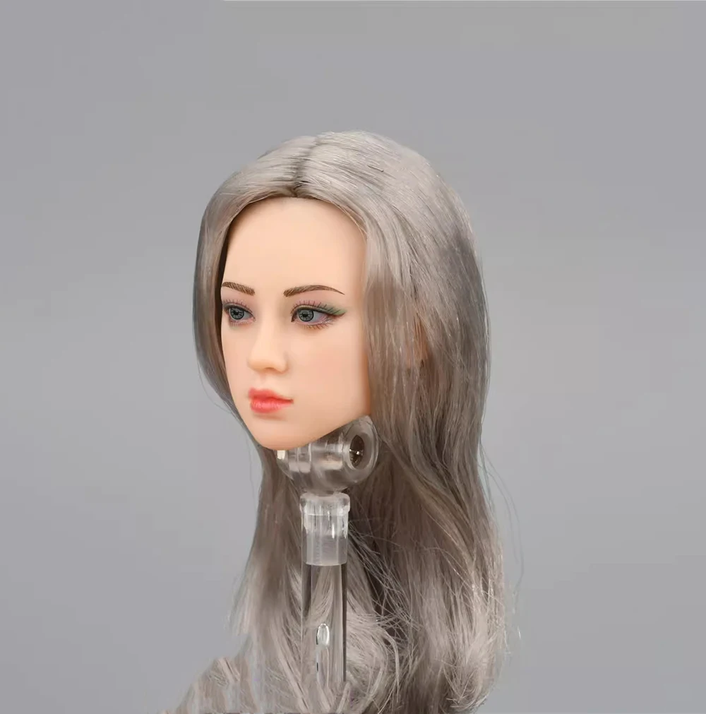 

TBLeague TBLeague PL2022-195B Female Beauty Ghost Soldier White Version Realistic Head Sculpt Carving Pale Color with Long H 1/6