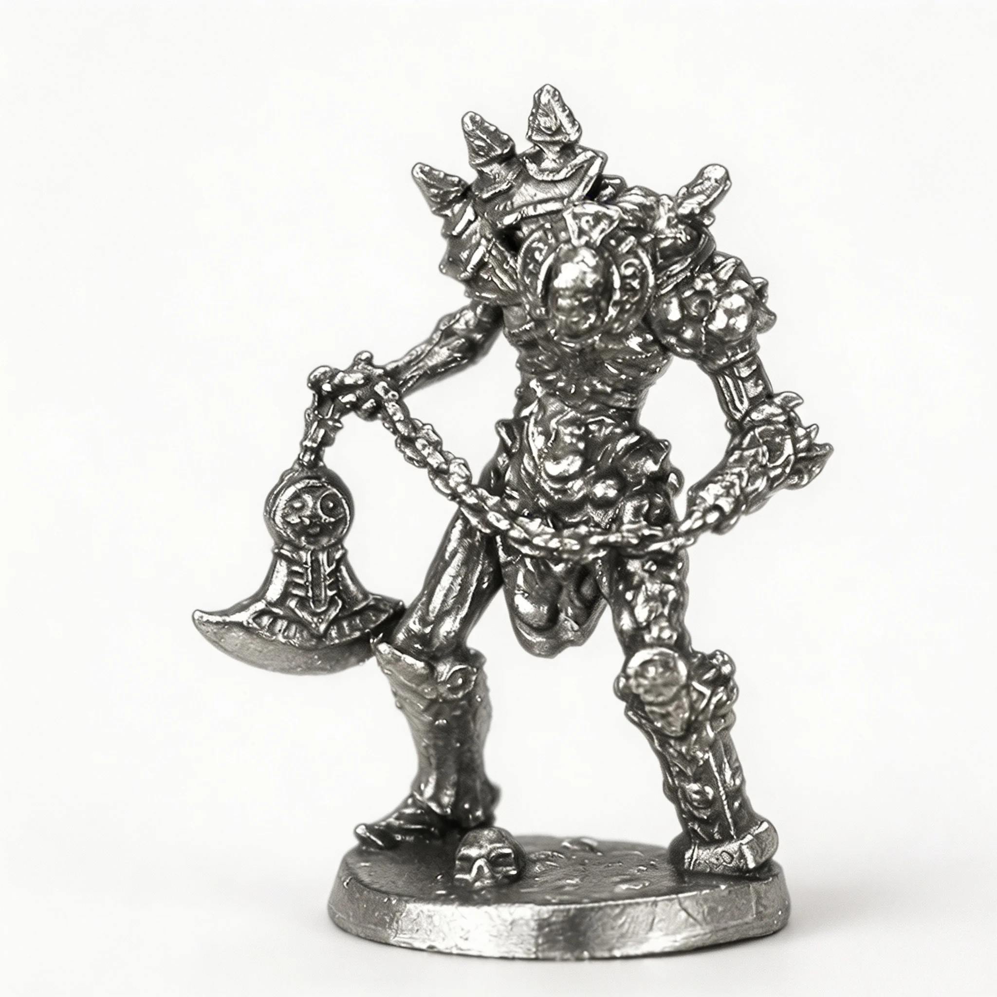 Metal Grim Horror Abbey Deacon Miniature Figure Toy Gift Tabletop Game Chess Piece Ornament
