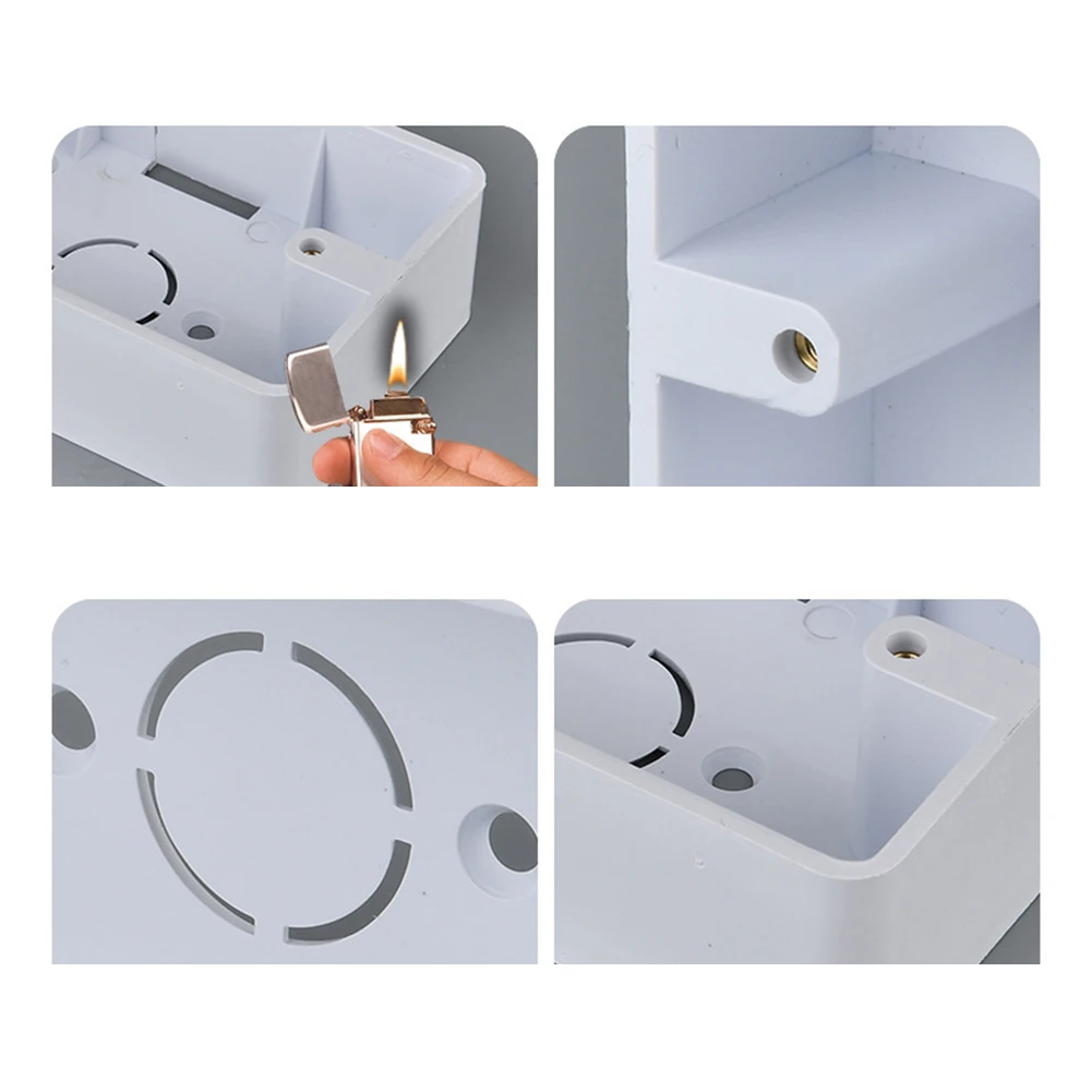 118 Type Switch and Socket Back Box Junction Enclosure Built for Exterior Mount Applications in Standard Electrical Systems