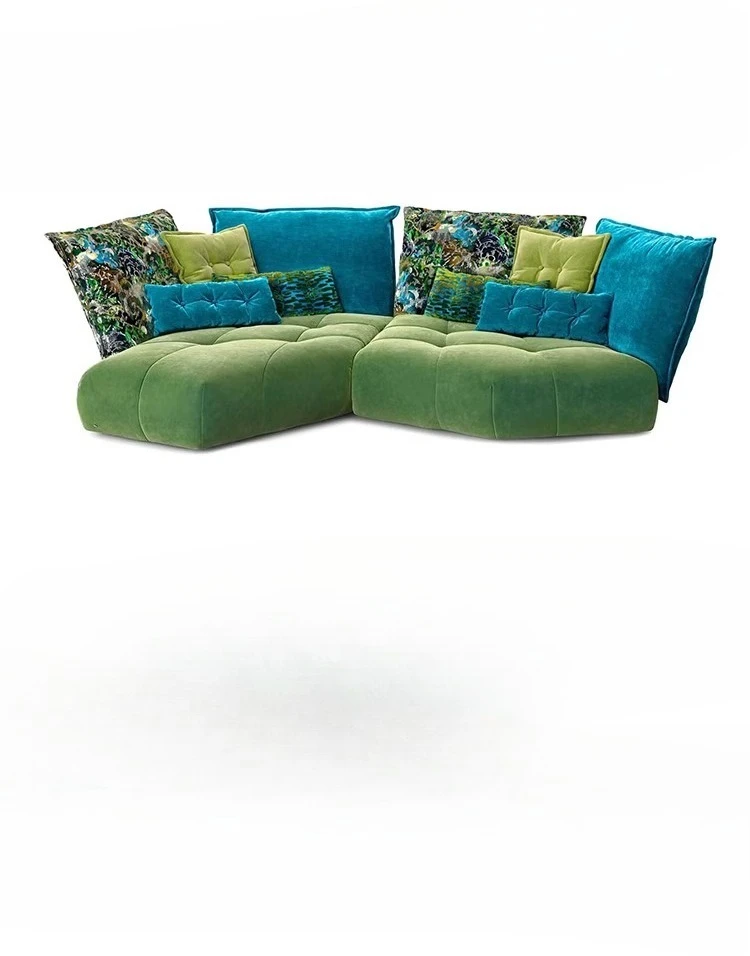 

Sofa living room New Internet celebrity special-shaped corner fabric sofa
