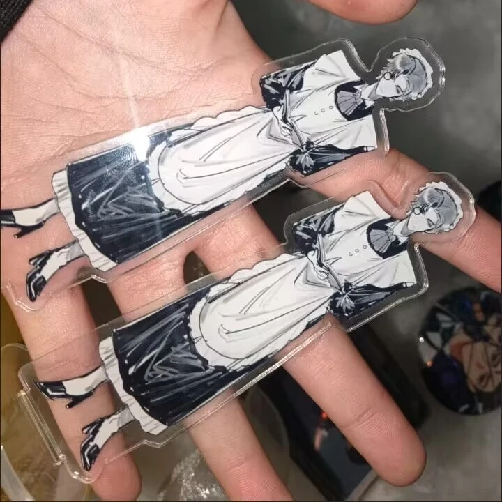 Periferal akrilik "Identity V", ''tanda berdiri', dekorasi gaun pelayan "Novelis, Komposer, Explorer" baru yang indah