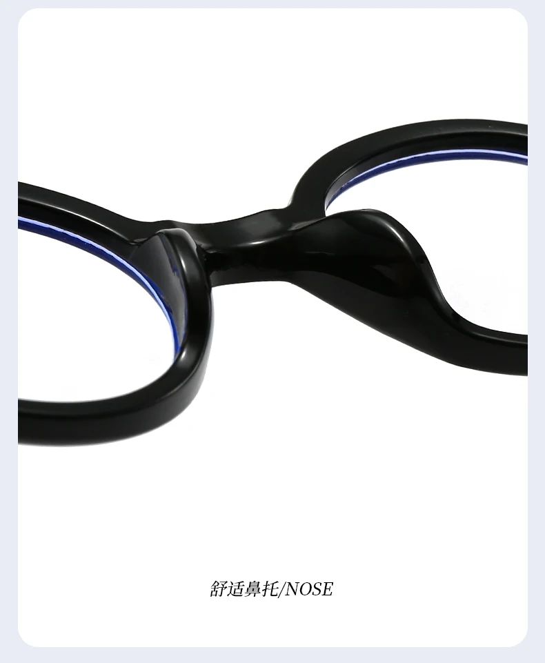 Vintage Comfort Outdoor Casual Shades Damen Runde Rahmen Brillen Männer Mode Beliebte Einfache Leichte Sonnenbrille – Detail 9