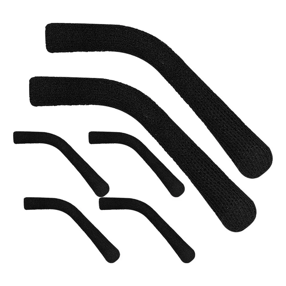 

3 пары вязаных накладок на дужки очков: противоскользящие, мягкие, комфортные, с защитой для ушей, накладки-фиксаторы на концы дужек, амортизирующие накладки-фиксаторы