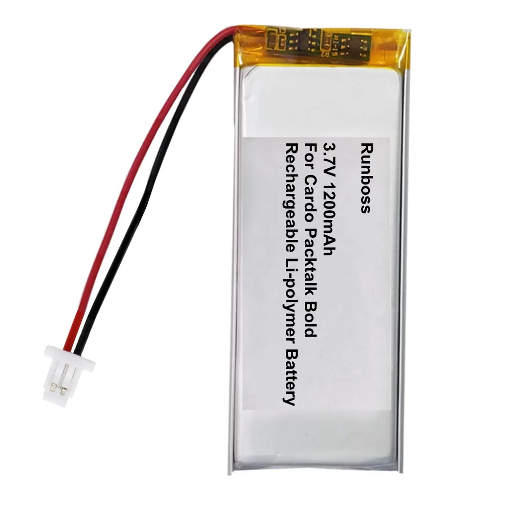 Original Replaces 1200mAh 592653 Battery For JBL Cardo Packtalk Bold Gaming Headset Headphone