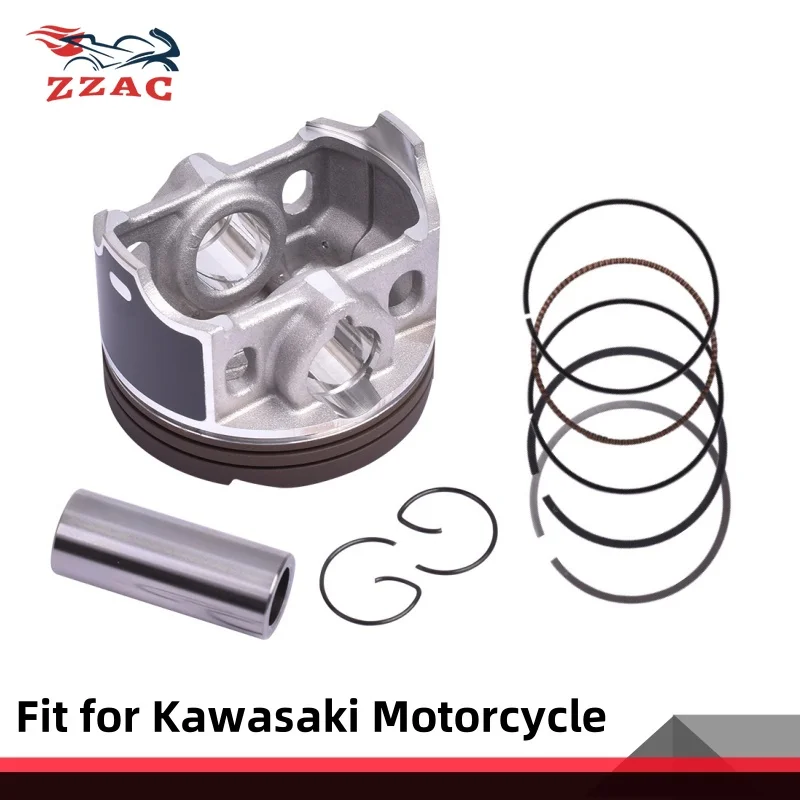 

Комплект поршня и поршневых колец мотоцикла STD 62 мм для Kawasaki Ninja250R EX250 8-12 NINJA300 EX300AES 13001-0091 13001-0742