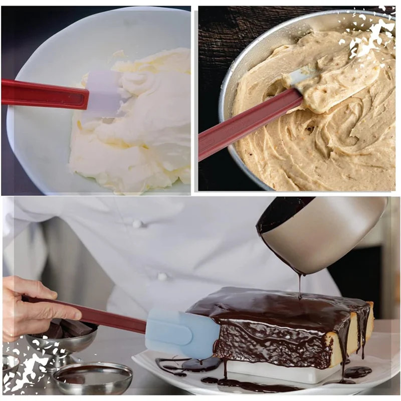 Силиконовая лопатка, коммерческая лопаточка, термостойкая силиконовая лопаточка, можно мыть в посудомоечной машине, для смешивания, жарки