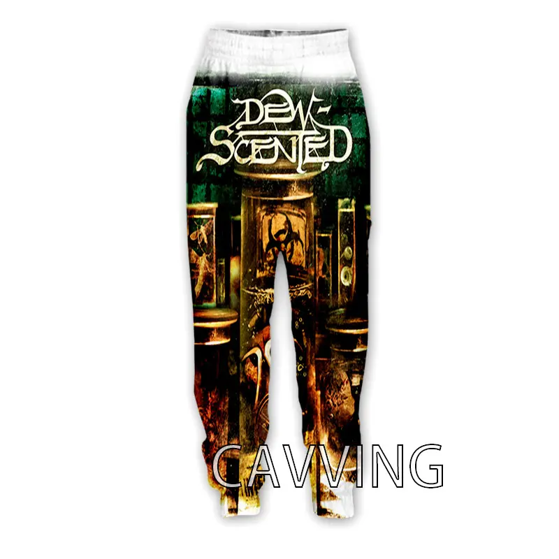 Pantalones de chándal deportivos con estampado 3D para correr, pantalón de chándal con estampado 3D de rocío perfumado, estilo informal, novedad