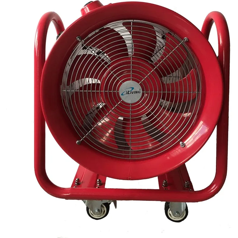 iLiving - ILG8EF16EX Explosion Proof Utility High Velocity Blower, Fume Extractor, Portable Exhaust and Ventilator Fan