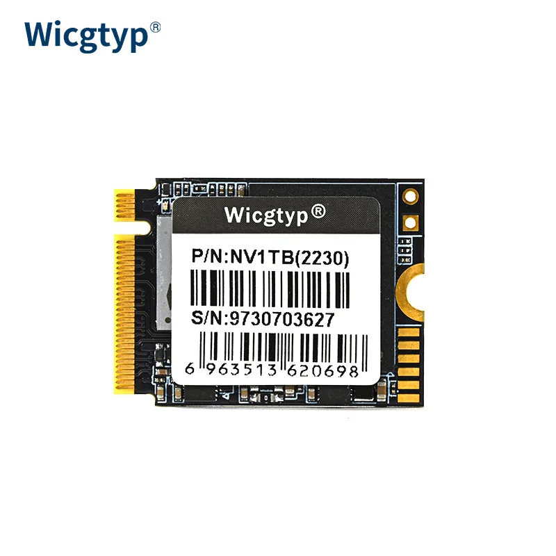 

Wicgtyp NVME M.2 2230 SSD 1TB 2TB 512GB M2 NVMe PCIe Gen4 x4 SSD For Surface3 4 Pro X Steam Deck Dell HP Lenovo ROG Ally Laptop