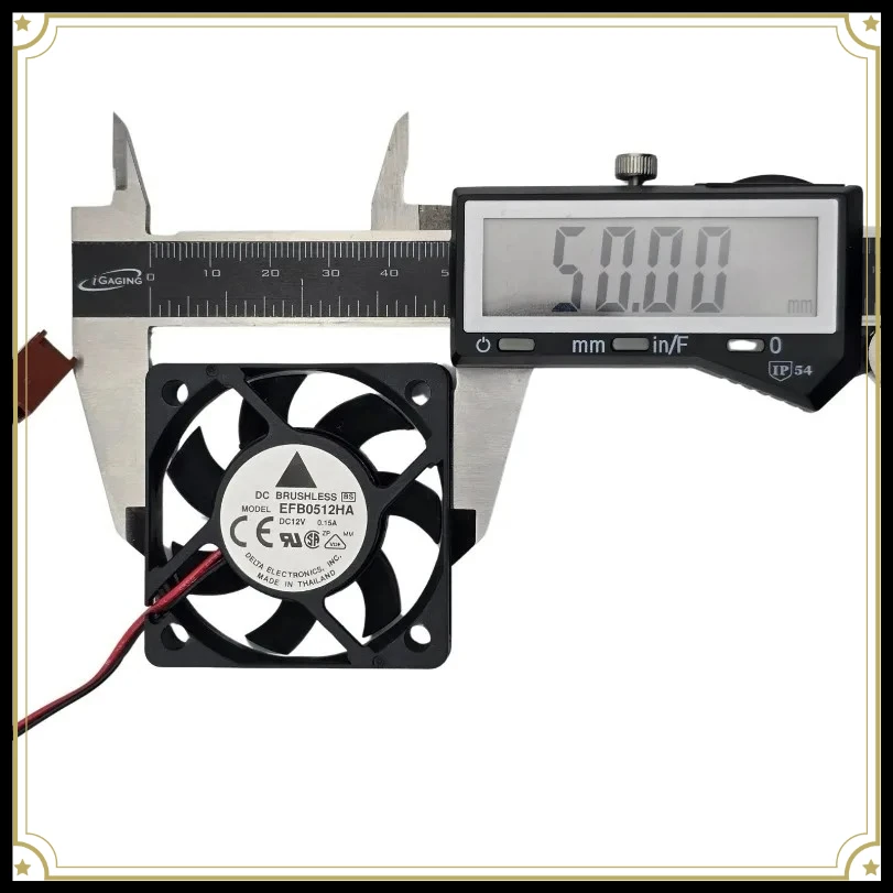 4PK For Delta EFB0512HA 5010 12V 0.15A 5CM Cooling Fan With RPM Speed Sensor CPU Cooler Fan
