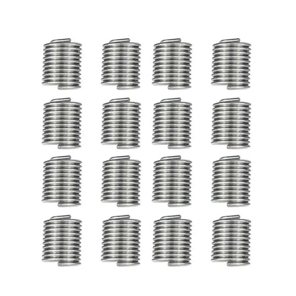 M3 M4 M5 M6 M8 M10 M12 M14 304 Stainless Steel 2D Fastening Thread Insert Kit Hardware Repair Tool Spiral Wire Sleeve Screw Wear
