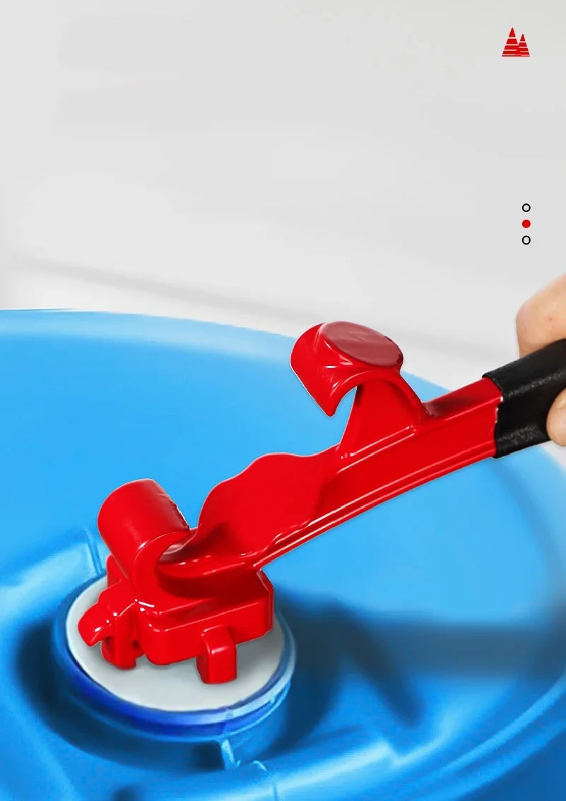 Bucket Opener Bung Wrench Multifunction Aluminum Alloy Labor Saving Bung Wrench Barrel Lid Oil Drum and Paint Bucket Opener Tool