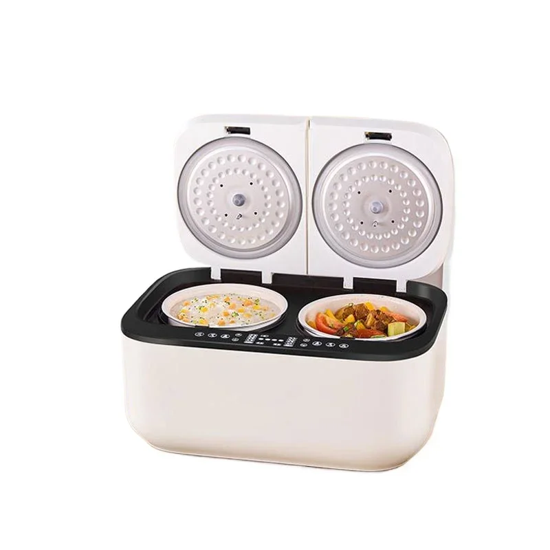 New Design Electric Rice Cooker 5 Litre With Ceramic Glaze Inner Liner Microwaveable Double Pot Rice Cooker