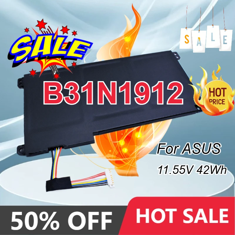 B31N1912 Battery for ASUS VivoBook 14 E410M E410KA E510KA E510MA L410MA L510MA F414MA E410KA-EK037WS E410MA-BV1312WS