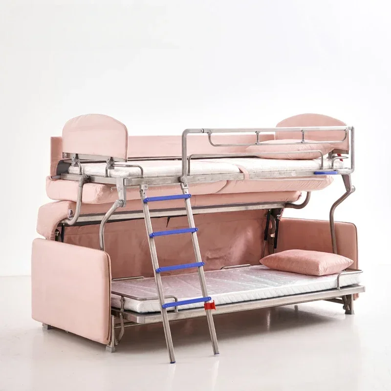 

Sofa Bed Stretchable Mother And Child Bed Apartment Living Room Double Lazy Technology Cloth Sofa Bed