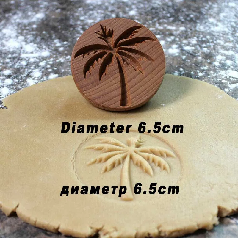 Wooden Cookie Stamp, Cookie Moulds Press, Pinecone Bird Baking Molds, Gingerbread, 3D Cake Embossing Cutter, Bakery Gadgets