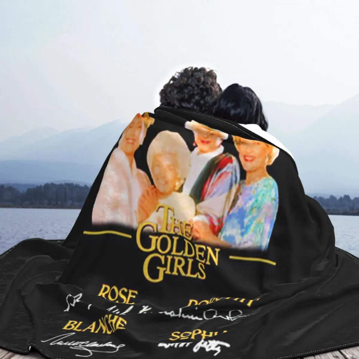 Женское одеяло в стиле рэп The Golden Girls All Signatures Rose Betty White Dorothy Blanche