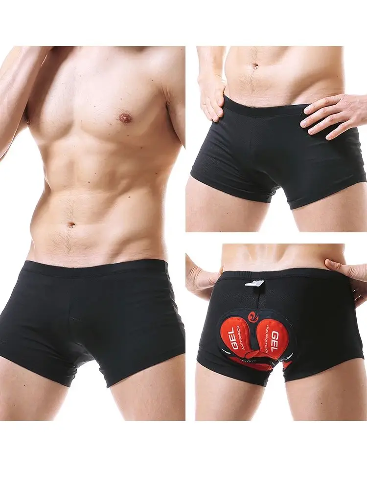 AliExpress X-TIGER X-Tiger Cycling Shorts Breathable Mesh Shockproof Cycling Underwear 5D Pro Thickened Gel Pad Cycling Shorts