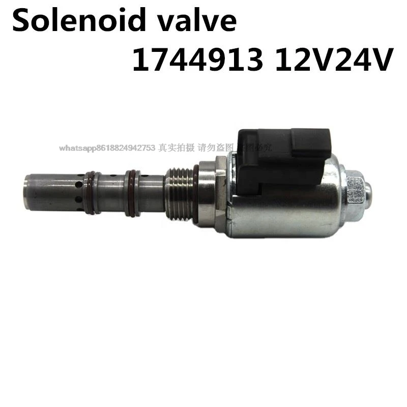 For construction machinery accessories 1744913 12V 24V solenoid valve 174-4913 high quality accessories free mail