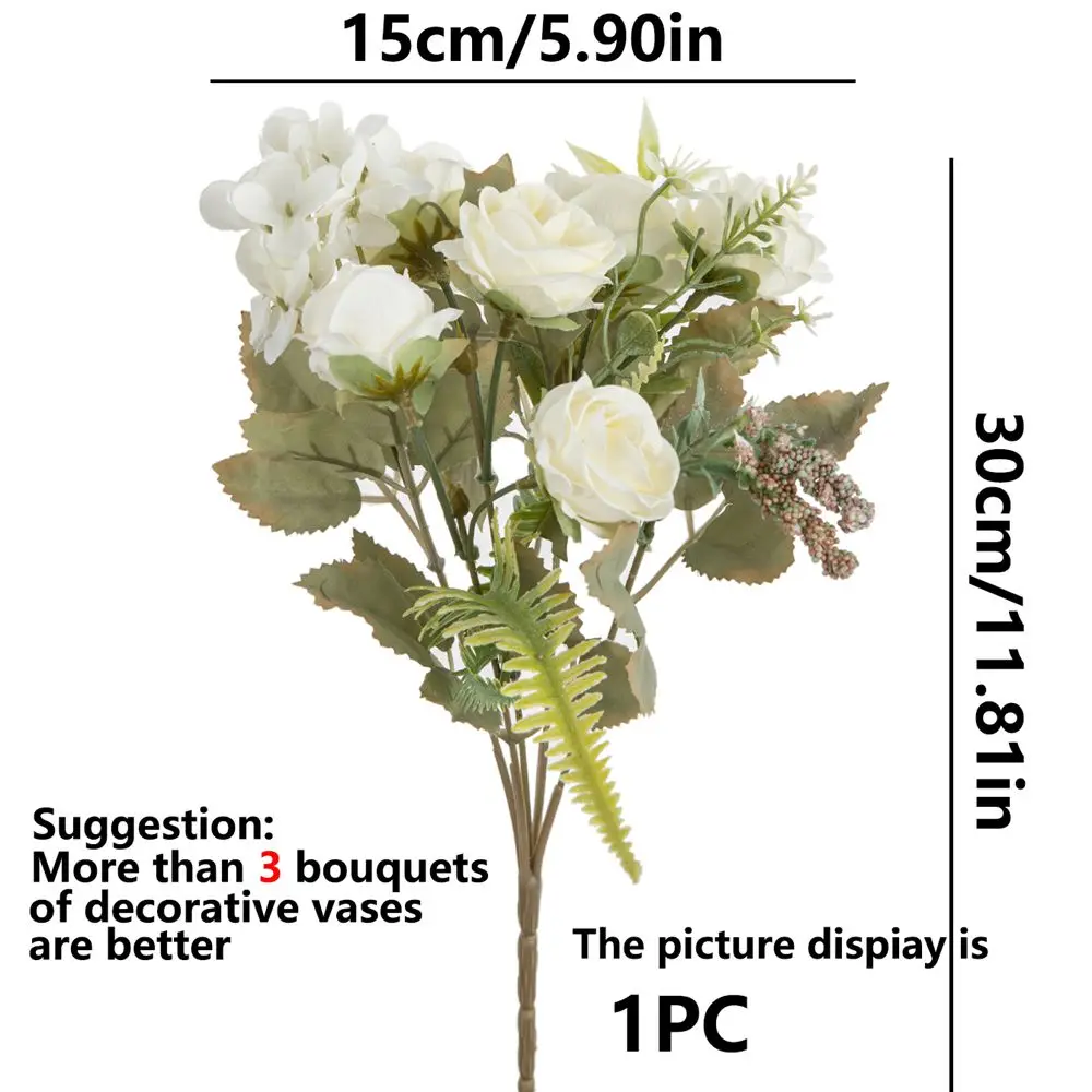 Seiden-Kunstblumen Rose Bestseller Valentinstag Heim Zimmer Outdoor Garten Brautstrauß Hochzeitskranz Hübsche Dekoration DIY Geschenk – Detail 7