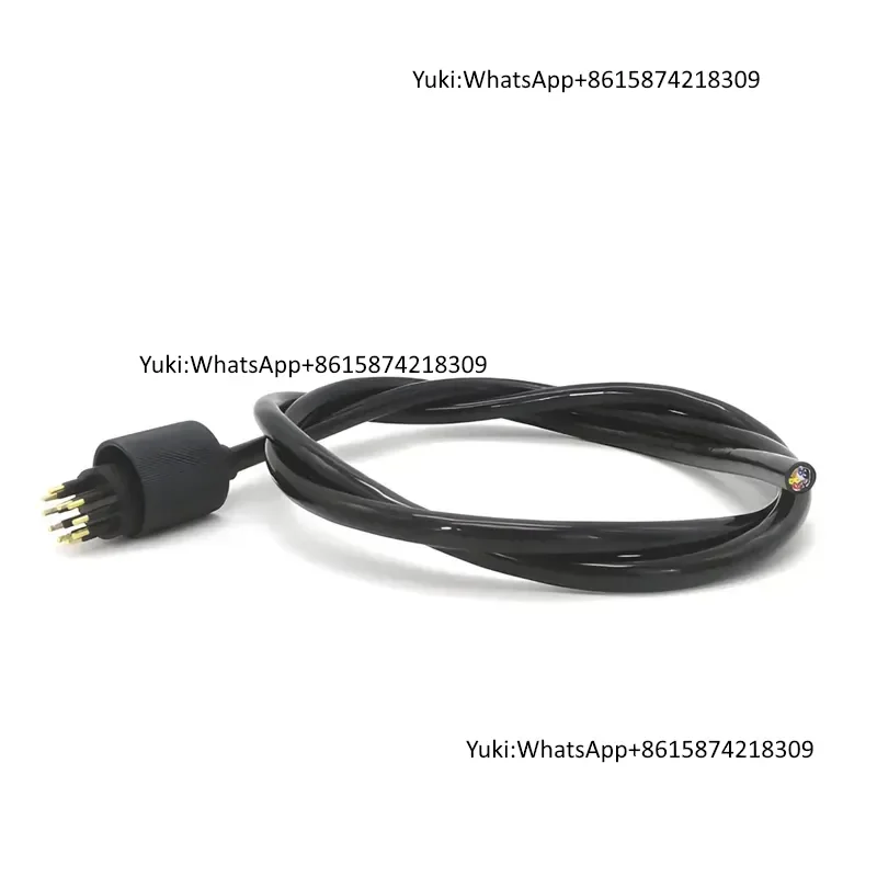 10pin 10A Female Waterproof Connector IP69 Bh10f 5/8-18unf Thread for Subsea Projects